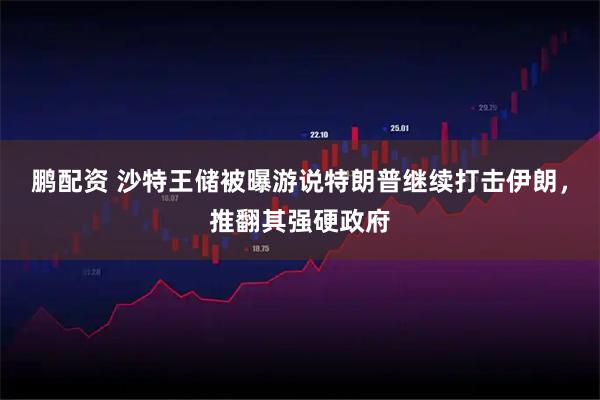 鹏配资 沙特王储被曝游说特朗普继续打击伊朗，推翻其强硬政府